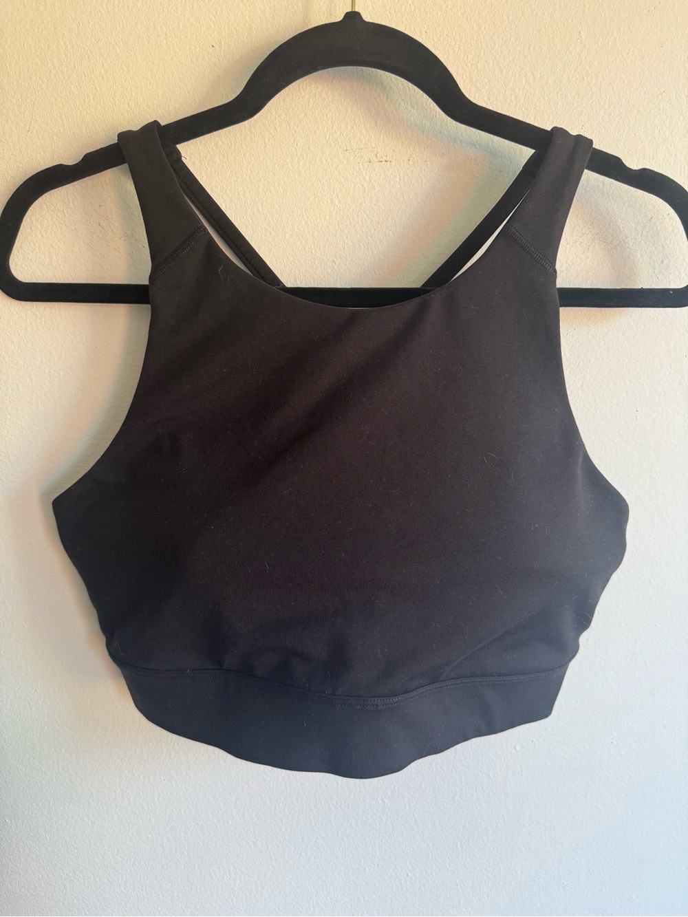 Old Navy Black High-Neck Sports Bra Women Size L